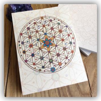 Schrijfblokje Flower of Life